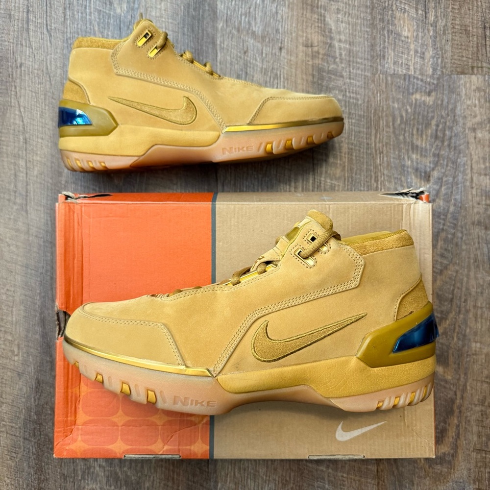 Nike Air Zoom Generation 1 OG Wheat LeBron ASG All Star Game 2004 - Picture 2 of 11